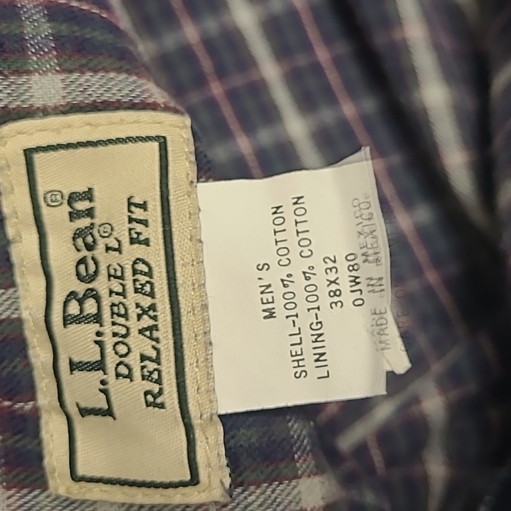 Vintage LL Bean Relaxed Fit Flannel Lined Mens Jeans